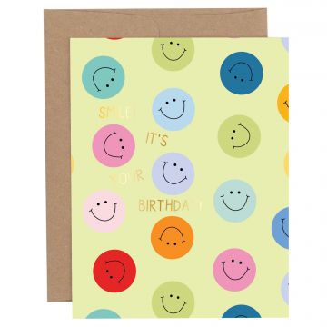 It's Your Birthday Smile Greeting Card